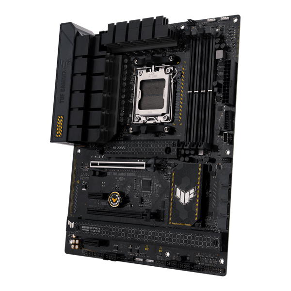 Материнская плата Asus - TUF GAMING B650-PLUS, ATX, AMD B650, 1xAM5, 4xDDR5 до 128ГБ, 1x2.5GbE, audio, M.2, HDMI, DP, 4xSATA, 4xUSB2.0, 2xUSB3.2, 2xUSB3.2 Type C, TUF GAMING B650-PLUS