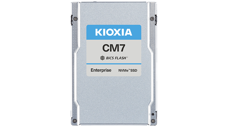 Накопитель SSD накопитель KIOXIA Enterprise SSD 2,5"(SFF/U.3), CM7-V, 6400GB (6.4TB), NVMe 2.0/PCIe 5.0 1x4, 2x2, R14000/W6750MB/s (S128K), IOPS(R4K) 2450K/550K, MTTF 2,5M, 3DWPD/5Y (Mixed Use), 3D-TLC, 15mm