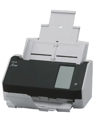 Сканер Ricoh scanner fi-8040 (Сканер уровня рабочей группы, 40 стр/мин, 80 изобр/мин, А4, двустороннее устройство АПД, USB 3.2, RJ-45, 4,3-дюймовый дисплей с сенсорным управлением) аналог Fujitsu fi-8040