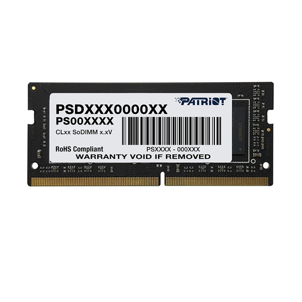 Оперативная память Patriot SL DDR4 32GB 2666MHz SO-DIMM SINGLE 1*32GB CL19 19-19-19-43 1.2V