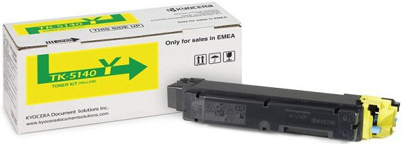 (Спец.цена) Оригинальный тонер-картридж Kyocera TK-5140Y 1T02NRANL0 для ECOSYS P6130cdn, M6530cdn желтый (5 000 стр.)