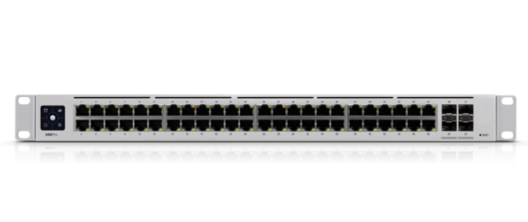 Коммутатор Ubiquiti UniFi Switch 48 PRO |USW-Pro-48| Коммутатор в стойку, 48х 1G RJ45, 4х 10G SFP+ (070616) (USW-Pro-48 плохая упаковка)