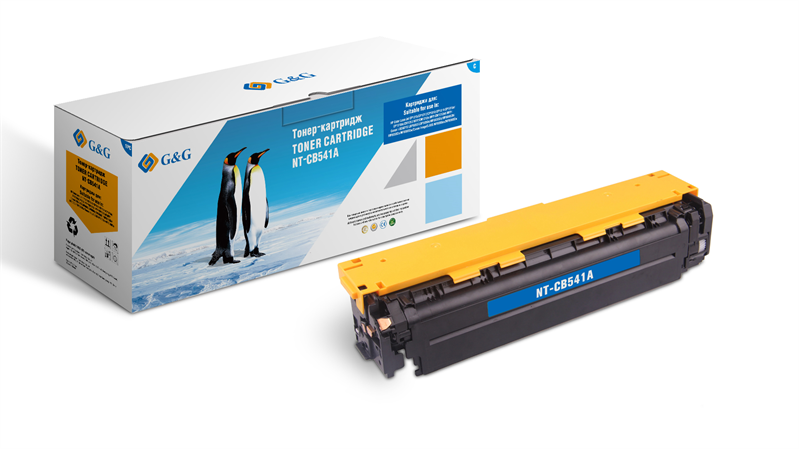 Картридж Cartridge G&G 203A для HP CLJ M254/M280/M281 с чипом 1 300 стр. голубой аналог CF541A  гарантия 36 мес.
