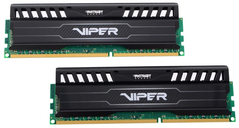 Оперативная память Patriot Viper 3 DDR3 DIMM 16GB 1600MHz KIT 2*8GB CL10 10-10-10-27 1.5V
