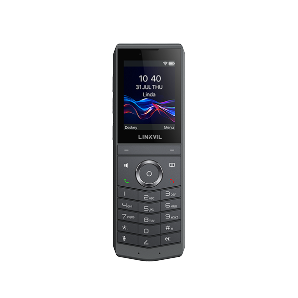 Wi-Fi телефон LINKVIL W620W Беспровод. Wi-Fi, 8 SIP-акк., 2.4" 240 х 320 Цвет. экран, защ. от падения с 1.8м., BT 5.0, бат. 3000 mAh