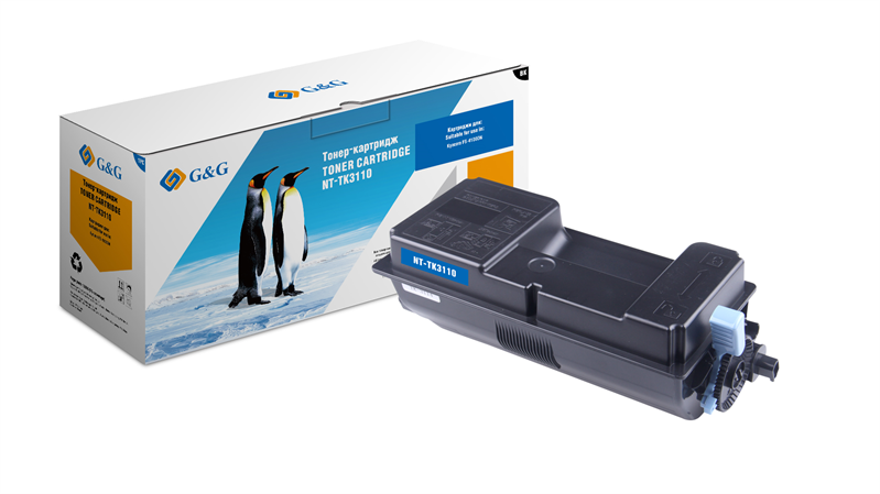 Тонер-картридж G&G toner cartridge for Kyocera FS-4100DN/4200DN/4300DN 15 500 pages with chip TK-3110 1T02MT0NLS гарантия 36 мес.