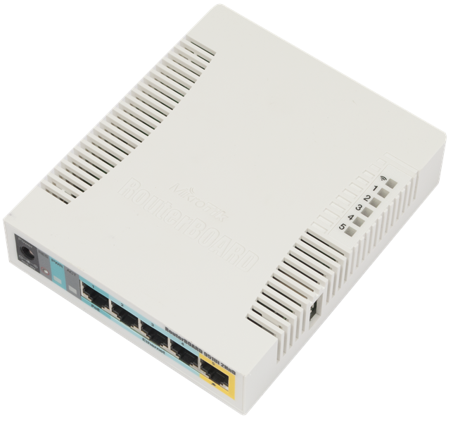 Точка доступа wi-fi MikroTik RouterBOARD 951Ui-2HnD with 600Mhz CPU, 128MB RAM, 5xLAN, built-in 2.4Ghz 802b/g/n 2x2 two chain wireless with integrated antennas, desktop case, PSU, Ro (незначительное повреждение коробки)