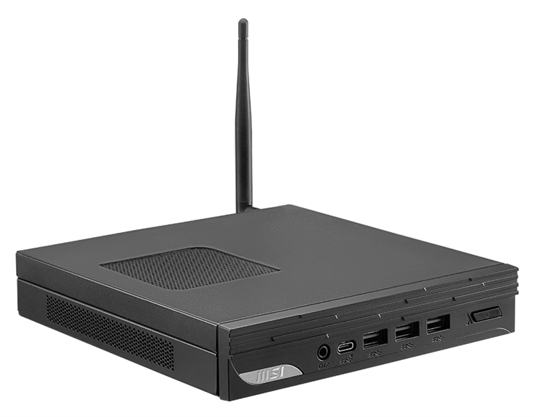 Персональный компьютер MSI Pro DP10 12M Mini Core i7-1255U (1.7GHz), 16Gb (8*2) DDR4 SO-DIMM, 1TB SSD M.2, Intel Graphics, noDVD, WiFi, BT, 120W, VESA, VGA, noOS, 1y war-ty, Black