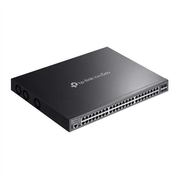 TP-Link SG5452XMPP Omada 48-портовый гигабитный стекируемый управляемый РоЕ++ коммутатор уровня L3 с 4 SFP+ слотами 10G