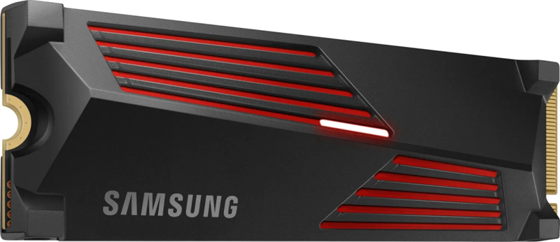 Твердотельный накопитель SSD M.2 (PCI-E NVMe 2.0 Gen 4.0 x4) 2Tb Samsung 990 PRO (R7450/W6900MB/s) with Heatsink, 1year