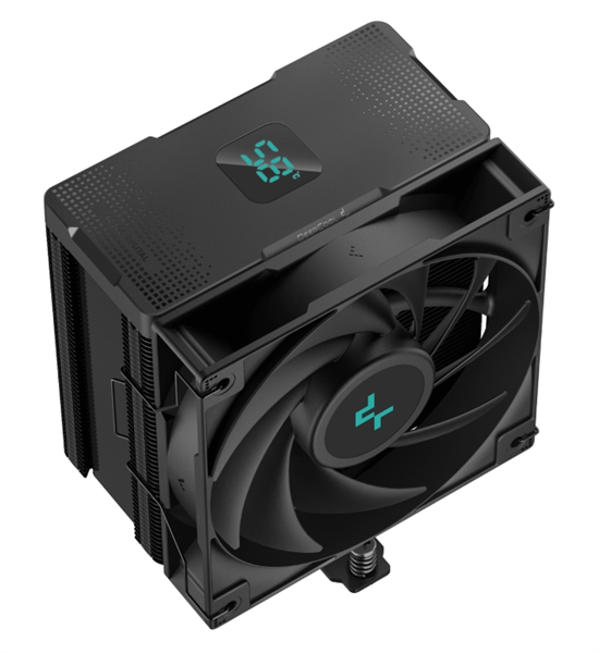 Кулер для процессора DEEPCOOL AG500 DIGITAL BK LGA1700/1200/115X/AM5/AM4 (12шт/кор, TDP 240W, PWM, Fan 120mm, 5 тепл. трубок) RET (R-AG500-BKNDMN-G-2)