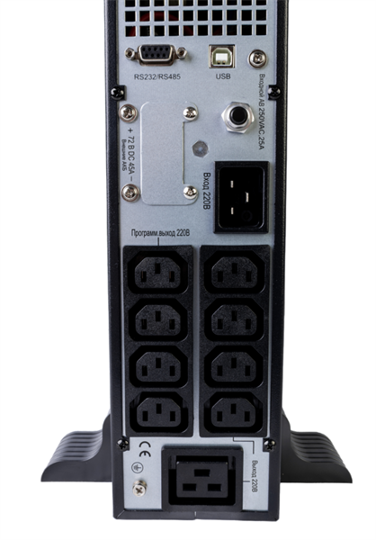 Источник бесперебойного питания Systeme Electric Smart-Save Online SRT, 2000VA/2000W, On-Line, Extended-run, Rack 2U(Tower convertible), LCD, Out: 8xC13, 1xC19, Pre-Inst. Web/SNMP, USB, RS-232, Dry contact
