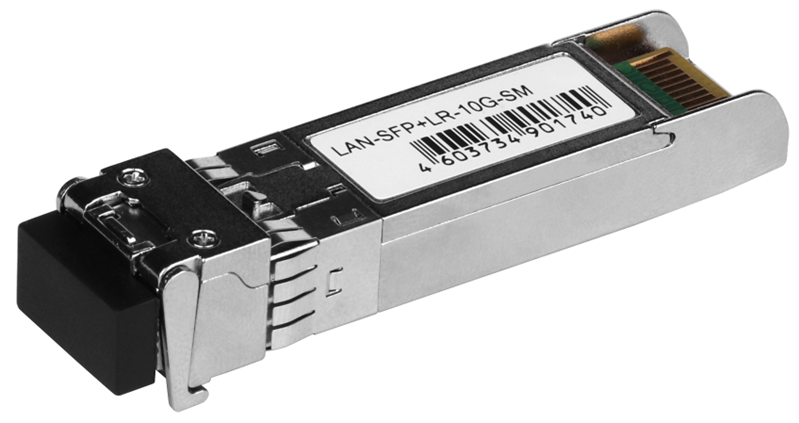 Адаптер Lanmaster LAN-SFP+LR-10G-SM LC дупл. 9/125 OS1/OS2 стальной