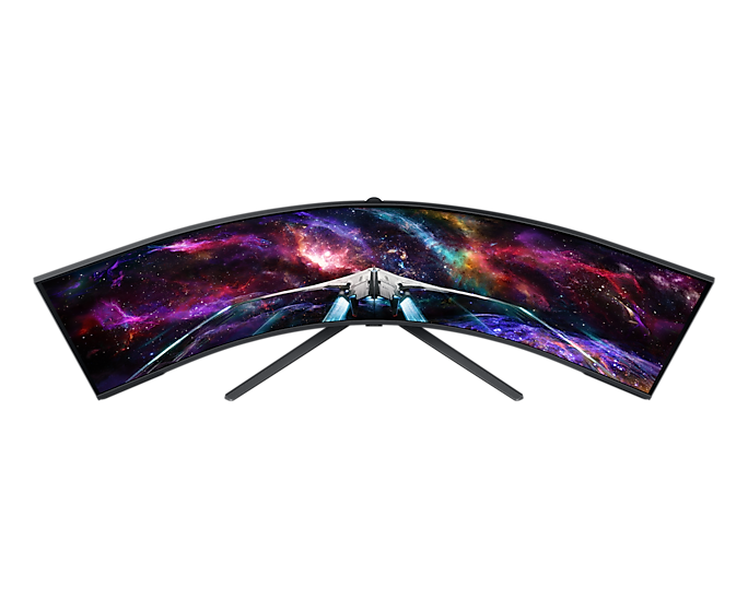 Монитор Samsung 57" Odyssey Neo G9 S57CG952NI Curved VA 32:9 7680x2160x240Hz 1ms 2500:1 420cd 178/178 mini DP; 3xHDMI; 2xUSB 3.0 Tilt Swiv HAS VESA black