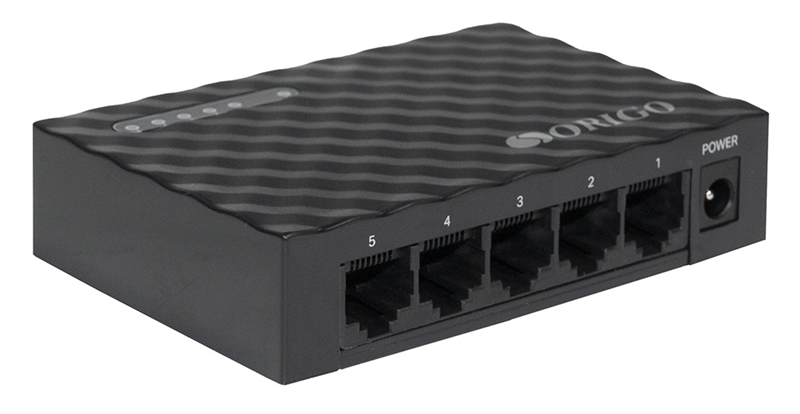 Коммутатор ORIGO OS2105/A2A, неуправляемый, 5×1GbE
