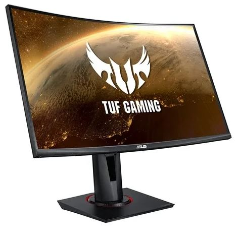 монитор ASUS 27" VG27VQ VA LED curved, 1920x1080, ProGaming, 1ms, 400cd/m2, 178°/178°, 100Mln:1, 165Hz, FreeSync, DVI, HDMI, DP, Speakers, HAS, Swivel, Tilt, VESA, Black, 90LM0510-B01E70 3 years