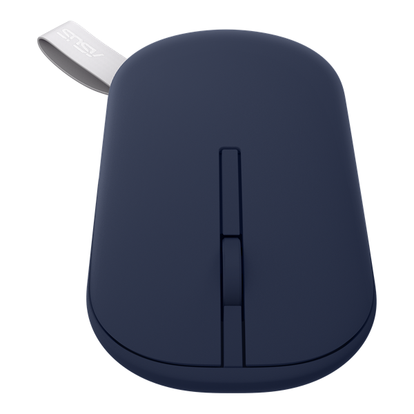 Аксессуары Беспроводная мышь ASUS Marshmallow Mouse MD100/BT+2,4 GHz/1600dpi/Синий