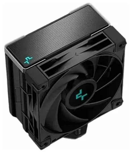 Кулер для процессора DEEPCOOL AK400 ZERO DARK LGA1700/1200/115X/AM5/AM4 (18шт/кор, TDP 220W, PWM, Fan 120mm, 4 тепл. Трубки, черный) RET (R-AK400-BKNNMN-G-2)