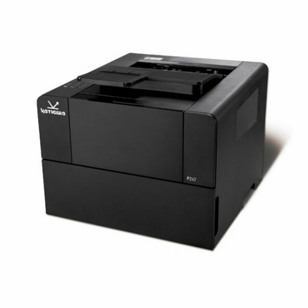 Принтер Катюша P247e, 47 стр/мин А4 Ч/Б, 1200 dpi. CPU 1 ГГц, 2 ГБ RAM, Ethernet, USB, USB-host, Wi-Fi. PS3, PCL5/6, PDF, GDI. 2,2" экран + клавиатура. Тонер 3 000 отп., 13 000 отп. (P247e (2GB))