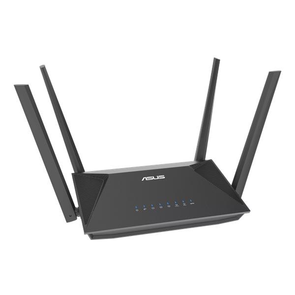 роутер ASUS RT-AX52 // AX1800 // 1201+574 Mbps, 2,4 + 5 gGz, 4 antennas