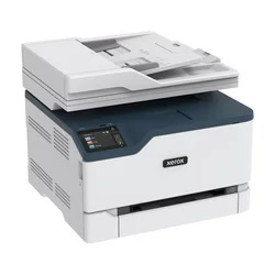  Цветное МФУ Xerox C235 A4, Printer, Scan, Copy, Fax, Color, Laser, 22 ppm, max 30K pages per month, 512 Mb, USB, Eth, Wi-Fi, 250 sheets main tray, bypass 1 sheet, Duplex