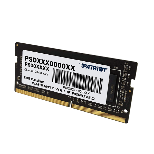 Оперативная память Patriot SL DDR4 32GB 2666MHz SO-DIMM SINGLE 1*32GB CL19 19-19-19-43 1.2V