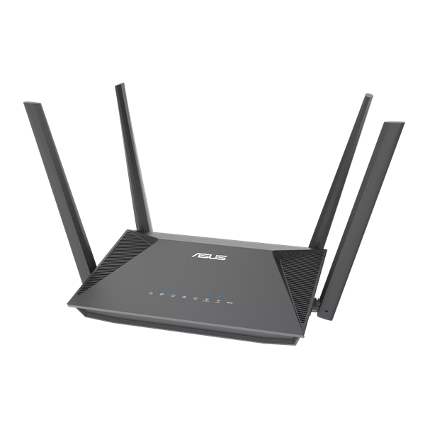 роутер ASUS RT-AX52 // AX1800 // 1201+574 Mbps, 2,4 + 5 gGz, 4 antennas