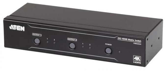 Матричный коммутатор Aten ProAV green: 2x2 4K HDMI Матричный коммутатор