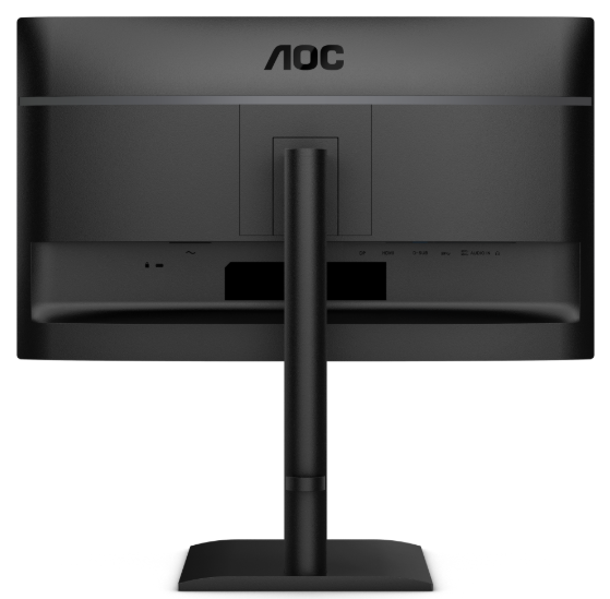Монитор 23,8" AOC 1920x1080 WLED 16:9 IPS 300cd, 1500:1, 20M:1, 4ms, 178°/178°, VGA, HDMI, DP, USB hub: USB3.2x4, USB3.2-B, 120Hz, Speakers, Tilt, Height, Swivel, Pivot, Internal, VESA, Black, 3y