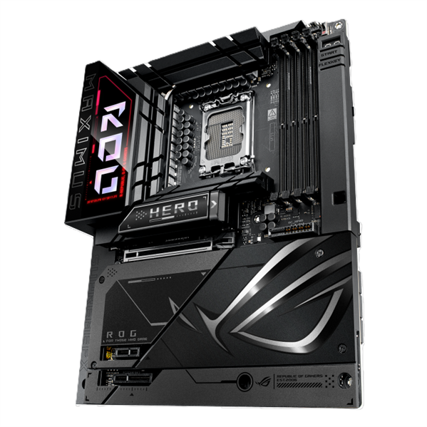 Материнская плата ASUS ROG MAXIMUS Z890 HERO BTF, LGA1851, Z890, 4*DDR5, 4*SATA, 6*M.2, 8*USB 3.2, Type-C, 2*PCIx16, 1*PCIx1,  2*Thunderbolt™ 4, HDM, ATX; 90MB1KG0-M0EAY0