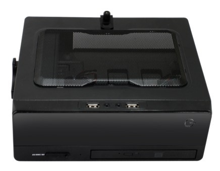 Компьютерный корпус Powerman EQ101BK slim ATX 200W Black 6117857 (8см Fan, 2* USB 3.0, Audio, PM-200ATX-PRO APFC)