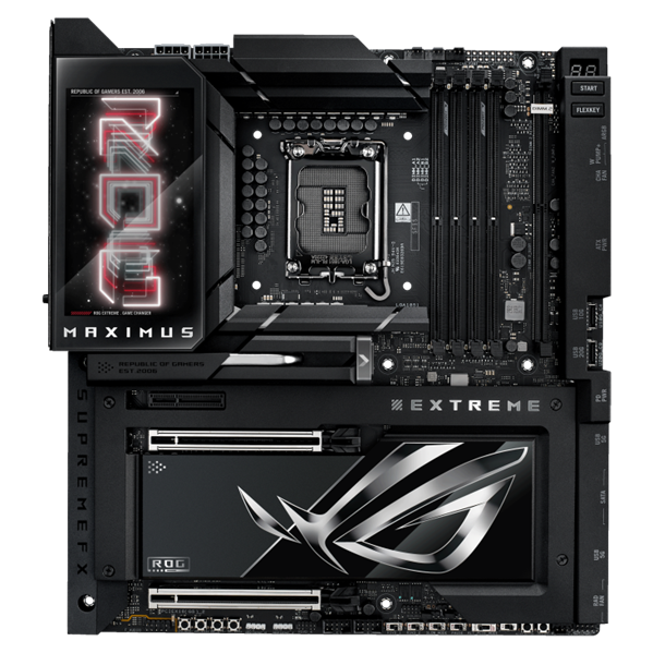 Материнская плата ASUS ROG MAXIMUS Z890 EXTREME, LGA1851, Z890, 4*DDR5, 4*SATA, 6*M.2, 7*USB 3.2, Type-C, 2*PCIx16, 2*PCIx4,  2*Thunderbolt™ 5, HDMITM, ATX; 90MB1IA0-M0EAY0