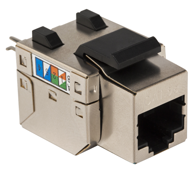 Модуль коммутационный LANMASTER - TWT-OK, RJ-45, STP, кат. 5e, 90 градусов, цвет белый, TWT-OK45STP/5E-WH