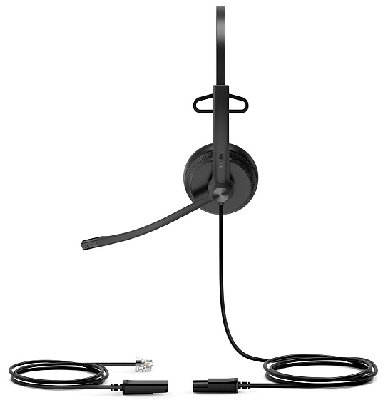 Гарнитура YEALINK YHS34 Mono Моно, Проводная, HD звук, QD, RJ9, шт