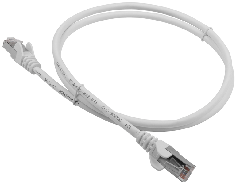 Патч-корд Патч-корд LANMASTER LSZH FTP кат.5e, 10 м, белый