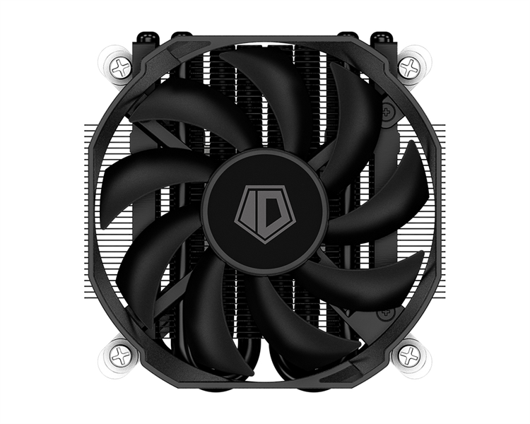 Кулер для процессора ID-COOLING IS-30i BLACK LGA1700/1200/115X низкопрофильный высота 30mm (36шт/кор, TDP 100W, PWM, 4 тепл.трубки прямого контакта, FAN 92mm) BOX
