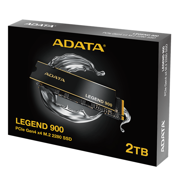 Твердотельный накопитель ADATA LEGEND 900 M.2 2280 NVMe PCIe 4.0 x4 2TB 7000/5400 COLOR BOX