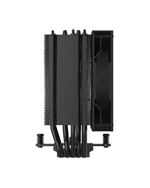 Кулер для процессора DEEPCOOL AG500 BK ARGB LGA1700/1200/115X/AM5/AM4 (12шт/кор, TDP 240W, PWM, ARGB Fan 120mm, 5 тепл. трубок) RET (R-AG500-BKANMN-G-1)