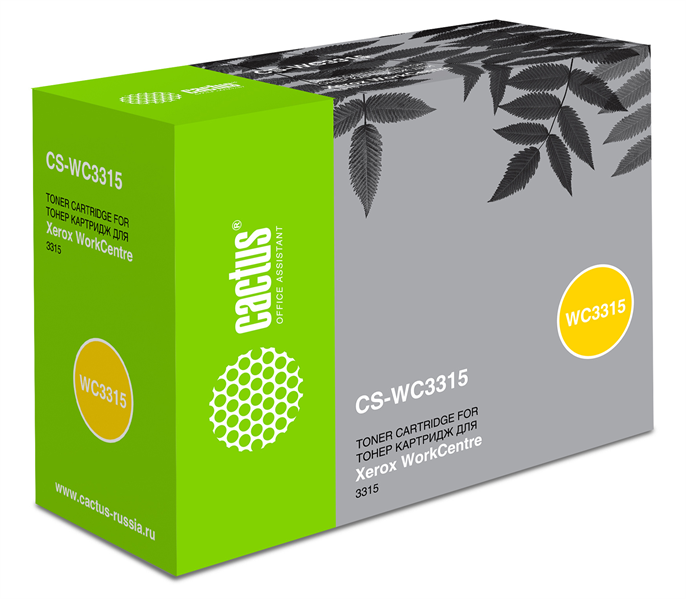 Картридж лазерный Cactus CS-WC3315 106R02308 черный (2300 стр.) для Xerox WorkCentre 3315