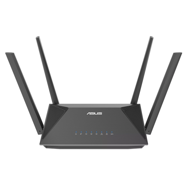 роутер ASUS RT-AX52 // AX1800 // 1201+574 Mbps, 2,4 + 5 gGz, 4 antennas